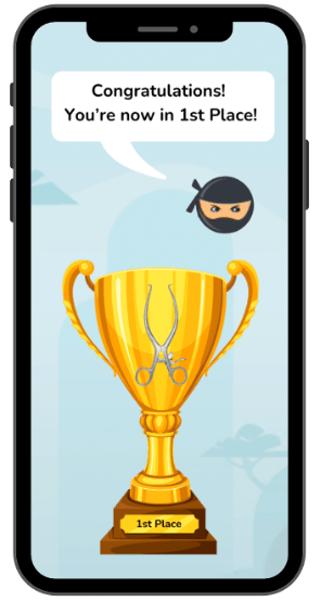 Leveling-up - Get notified when you pass your competition.