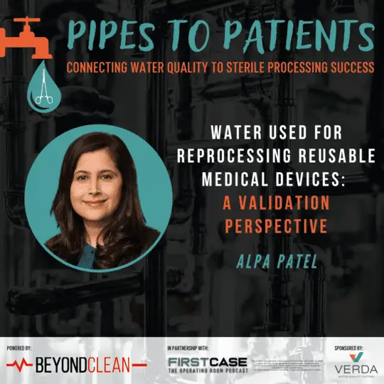 From Pipes to Patients: Validating Water for Medical Device Reuse