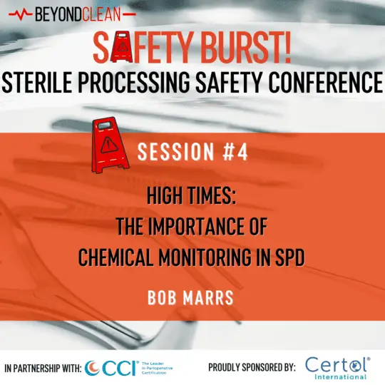 Safety Burst! High Times - The Importance of Chemical Monitoring in SPD