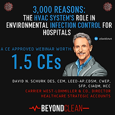 3000 Reasons: The HVAC System's role in environmental infection control for hospitals
